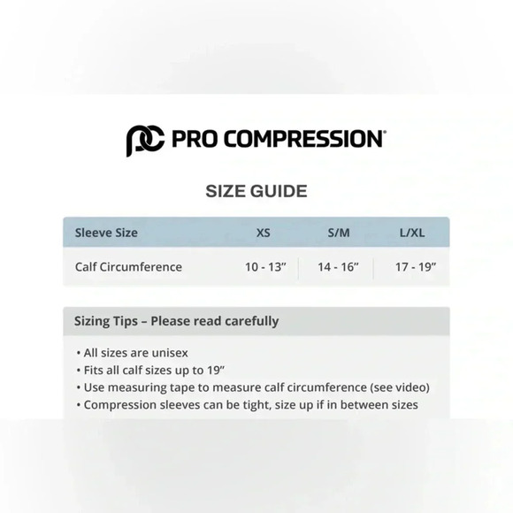 Pro Compression |  Purple Calf Sleeves - Picture 6 of 6